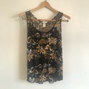 •MOVING SALE• H&M Navy Tropical Tank